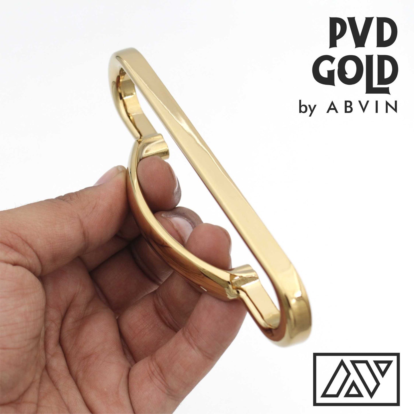 Modern Gold Finish Handles Pulls Cabinet Drawer Dresser Furniture Knob Handle Pulls - 1 piece