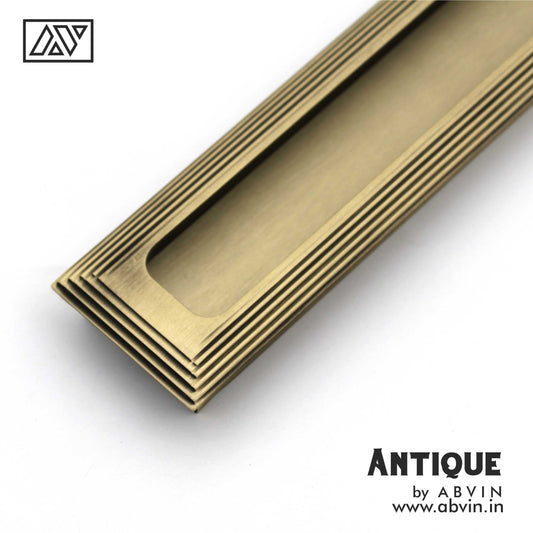 ABVIN Antique Finish Concealed Sliding Concealed Door Handles for Sliding wardrobes (1 Pcs)