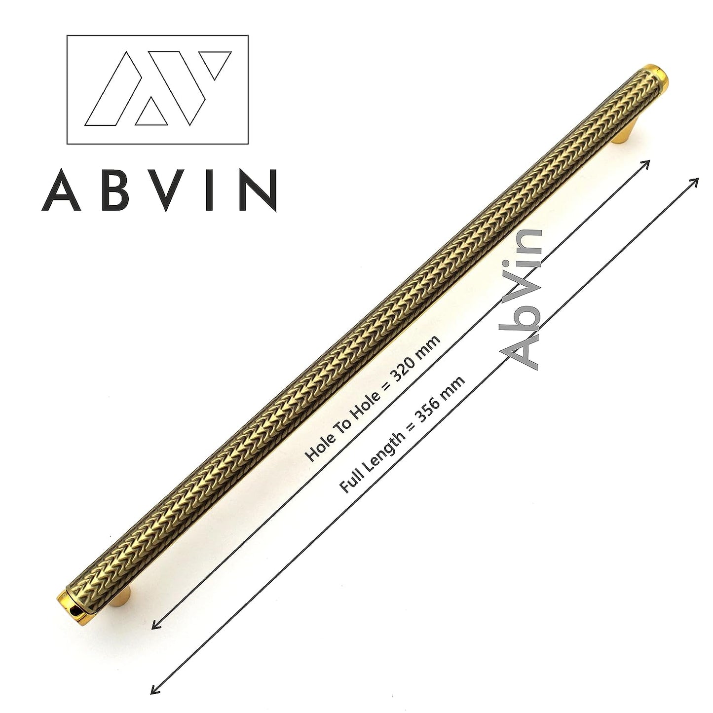 ABVIN Premium Antique Gold Bar Handles, Modern Gold Cabinet Hardware, Furniture Pulls for Doors, Cabinets, Cupboards & Drawers - 1 Piece…