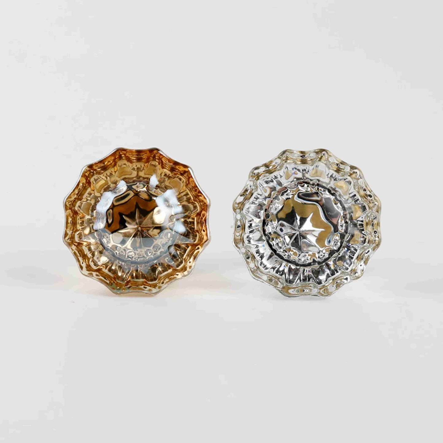 Flower Crystal Knobs Pulls Champagne Handles Transparent Wardrobe Dresser Drawer Furniture Hardware (1 pcs)