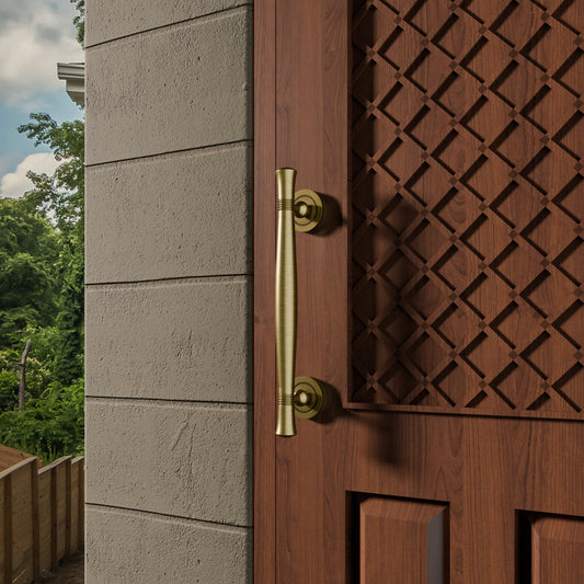 AVDH-05 Pure Brass Vintage Antique Door Handle for Main Door Handles, Pulls for Front Door - 1 pcs