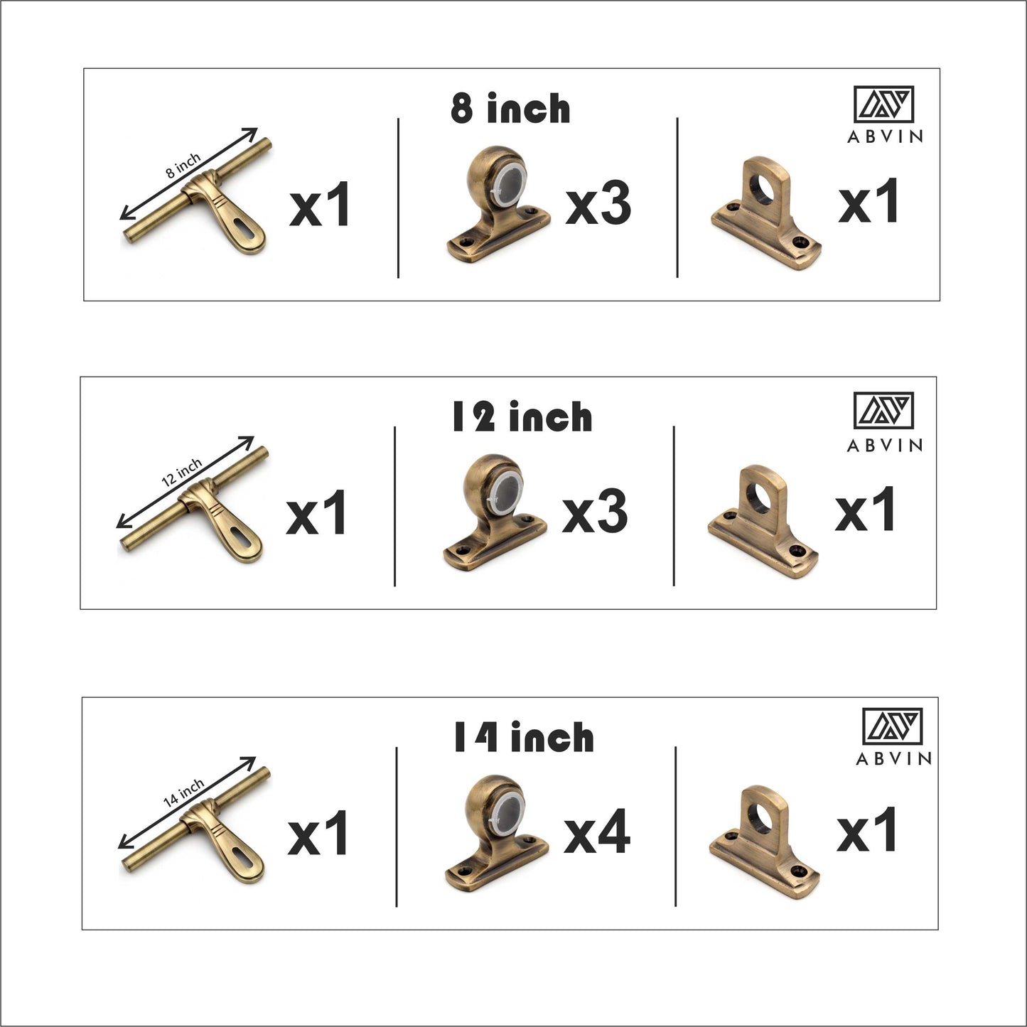 Main Door Brass Aldrop – 100% Handmade Solid Brass Latch, Brass Sliding Door Bolt