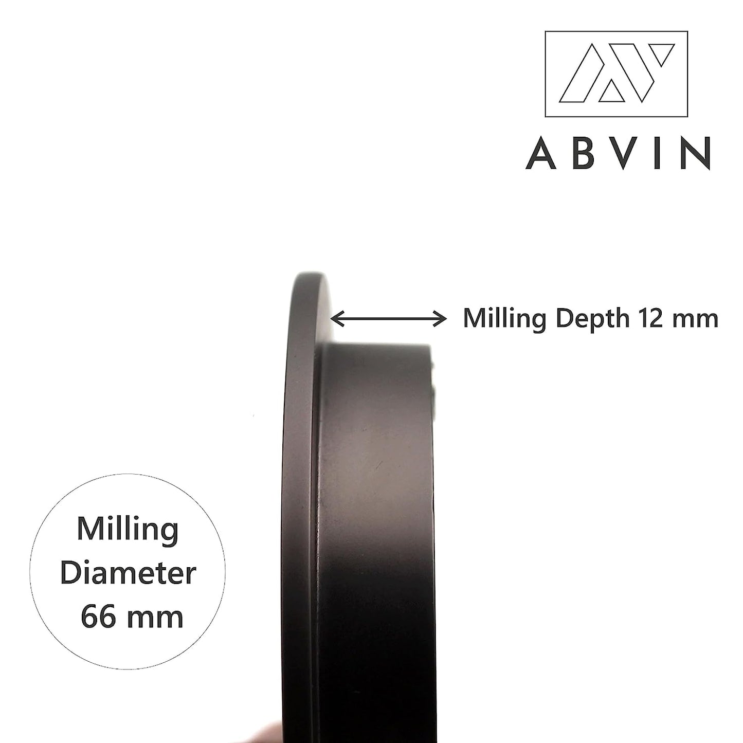 ABVIN Round Grey Rosegold Concealed Sliding Door Handle and Drawer Handles, Door Handle and Concealed Door Pull Handle, Handles for Sliding wardrobes (1 Pcs)