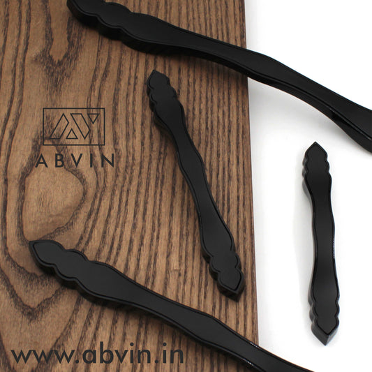 ABVIN Dual Black Bar Handles, Modern Cabinet Hardware, Furniture Pulls -01 piece