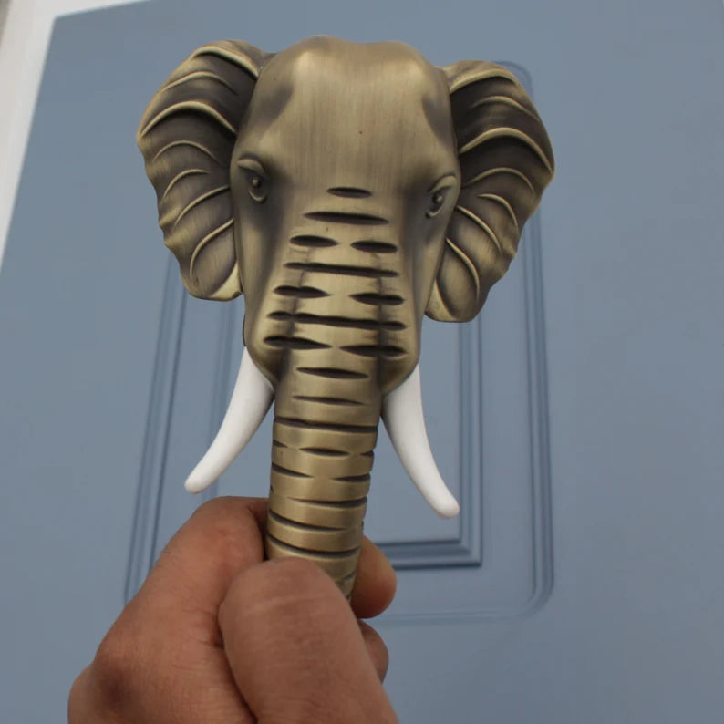 Elephant Antique Door Handle for Main Door Handles, Pulls for Front Door - 1 pcs