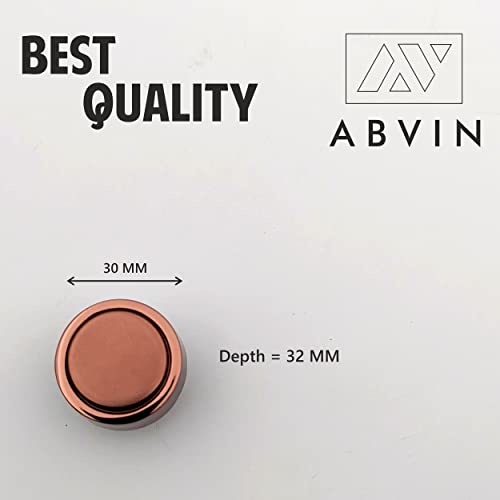 Rose Gold Round Knobs Unique Cabinet Pulls, Beautiful Drawer Knobs, Decorative Knobs, Dresser Knobs, Drawer Pulls, Knobs and Pulls - 1 pcs