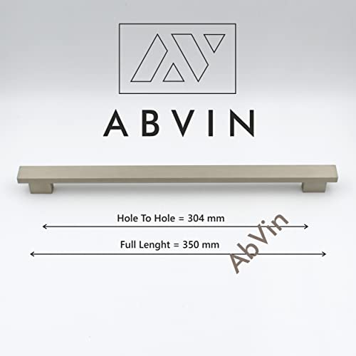 ABVIN Premium Rectangular SS Matt Bar Handles, Modern Gold Cabinet Hardware, Furniture Pulls for Doors, Cabinets, Cupboards & Drawers ( 1 pcs )