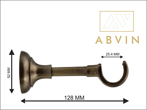 Heavy Antique Wall Bracket for 1 Inch Curtain Rod - 1set ( 2 pcs )