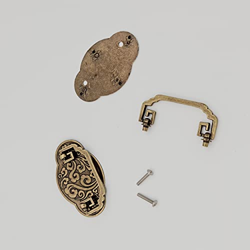 Vintage Cloud Drop Handle Unique Cabinet Pulls, Beautiful Drawer Knobs, Decorative Knobs, Dresser Knobs, Drawer Pulls, Knobs and Pulls - Antique Finish - 1 pcs