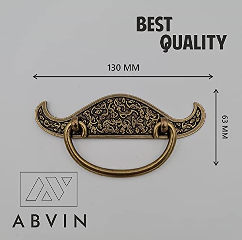 Vintage Carving Drop Pull , Drop Handle , Unique Cabinet Pulls, Beautiful Drawer Knobs, Decorative Knobs, Dresser Knobs, Drawer Pulls, Knobs and Pulls - Antique Finish - 1 pcs