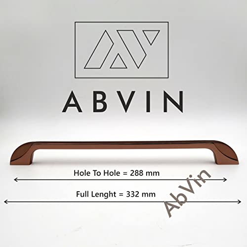 Premium Slim Rose Gold Copper Handles, Modern Gold Cabinet Hardware, Furniture Pulls for Doors, Cabinets, Cupboards & Drawers ( 1 pcs )