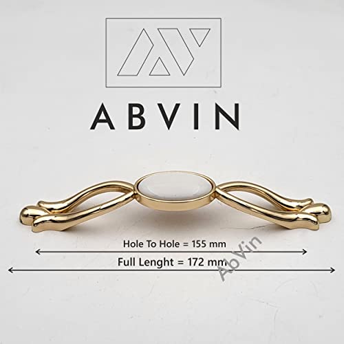 White Gold Cabinet Handles , Imported Handles , Wardrobe Handles - 1 pcs