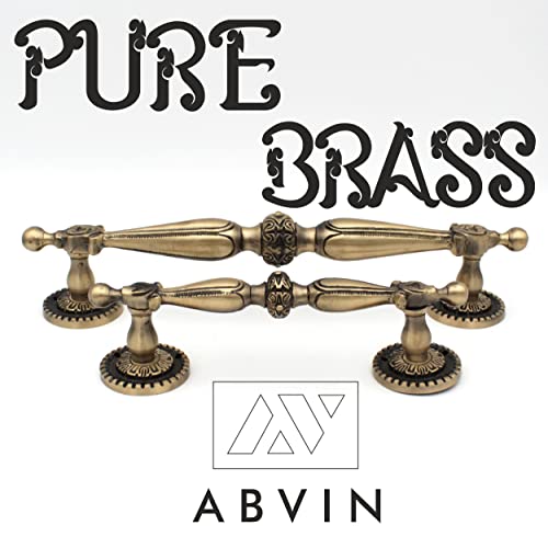 Pure Brass Vintage Antique Door Handle for Main Door Handles, Pulls for Front Door - 1 pcs