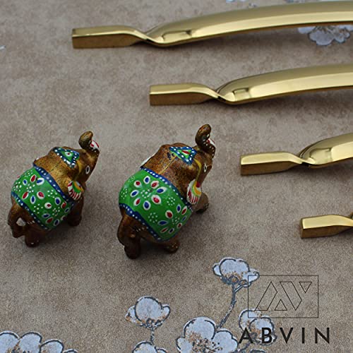 ABVIN PVD Gold Cabinet Handles , Cabinet Hardware, Furniture Pulls for Doors, Handles for Wardrobe - 1 pcs