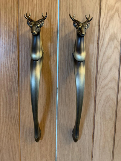 Deer Door Handle for Main Door Handles, Pulls for Front Door - 1 pcs