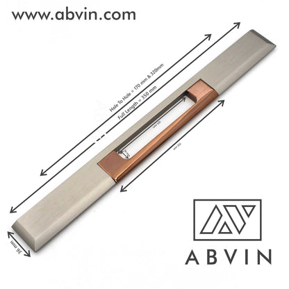 Modern Brush Silver Copper Handles Pulls Cabinet Drawer Dresser Furniture Knob Handle Appliance Pulls - 1 piece