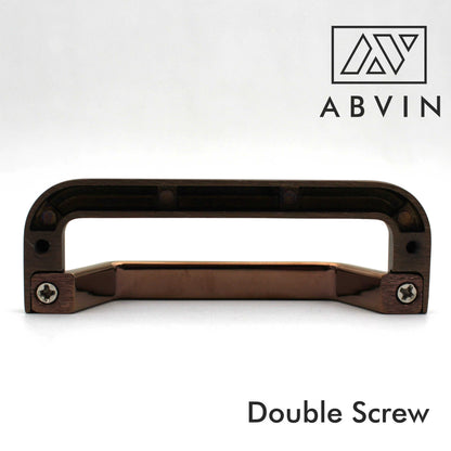ABVIN Linning Dual Copper Modern Cup Pulls Cabinet Handles for Hardware Cabinets, Cupboards and Drawers - 1 pcs