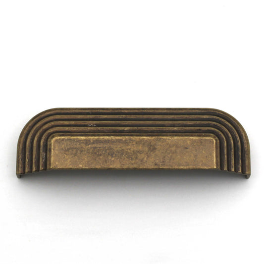 ABVIN Square Rustic Antique Classical Cup Pulls Cabinet Handles for Hardware Cabinets, Cupboards and Drawers - 1 pcs