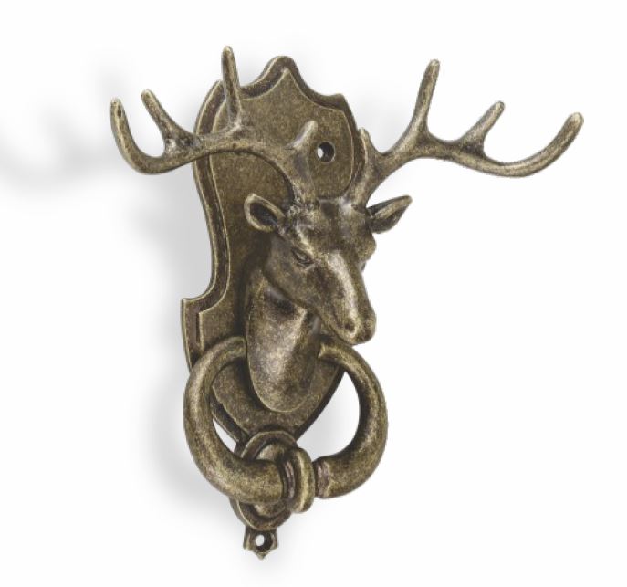 STAG Brass Front Door Knocker - 1 piece