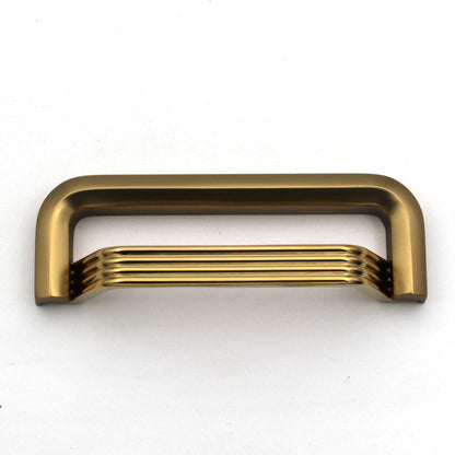 ABVIN Linning Antique Gold Modern Cup Pulls Cabinet Handles for Hardware Cabinets, Cupboards and Drawers - 1 pcs