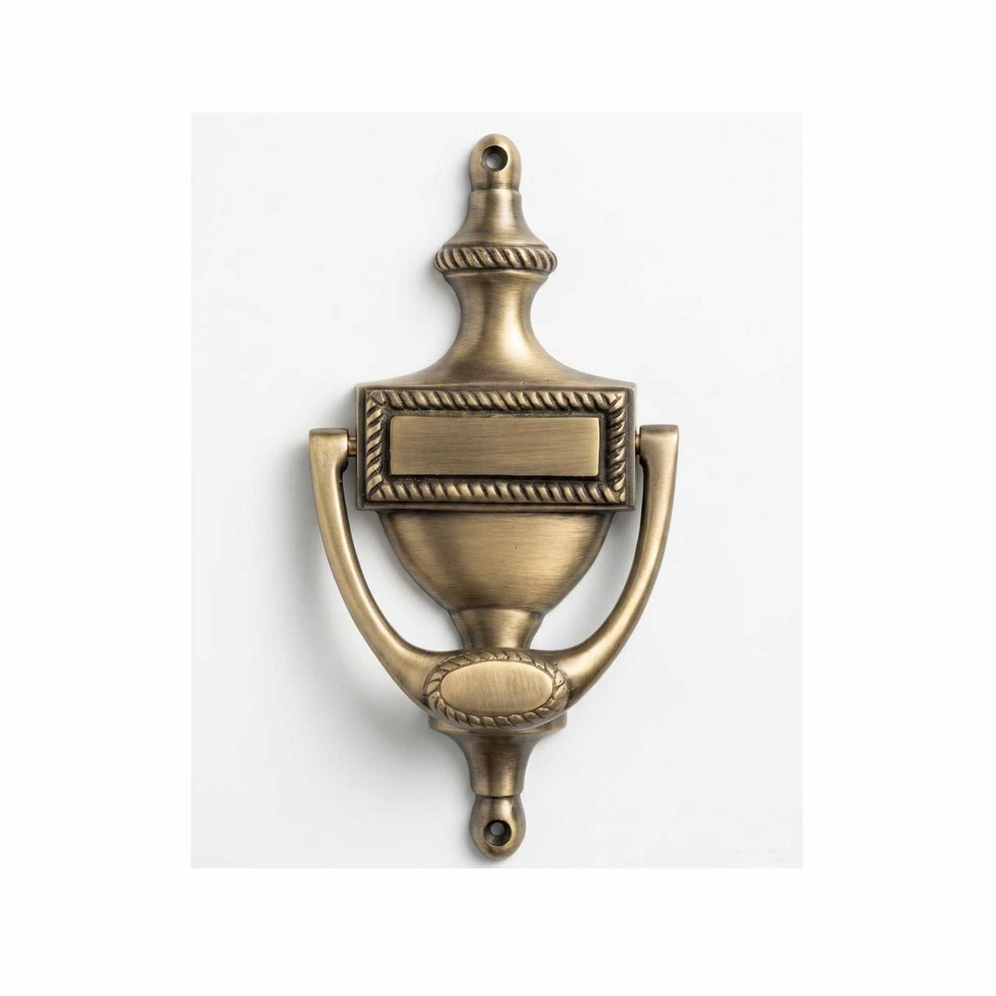 Handcrafted Brass Door Knocker: Unique Front Door Décor