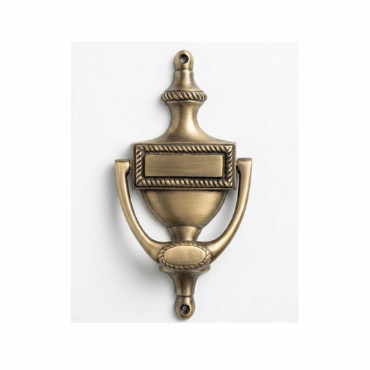Handcrafted Brass Door Knocker: Unique Front Door Décor