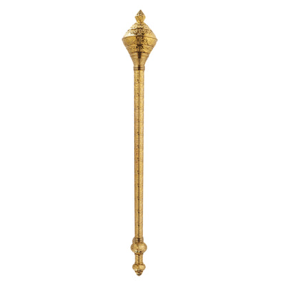 Shinny PVD Gold Finish Door Handle: Ornate Entrance Hardware