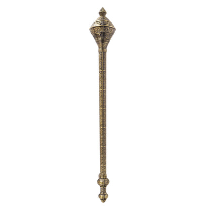 Matt Antique Brass Finish Door Handle: Ornate Entrance Hardware