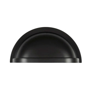 Matt Black Classical Cup Pulls Cabinet Handles for Hardware Cabinets, Cupboards and Drawers - 1 pcs