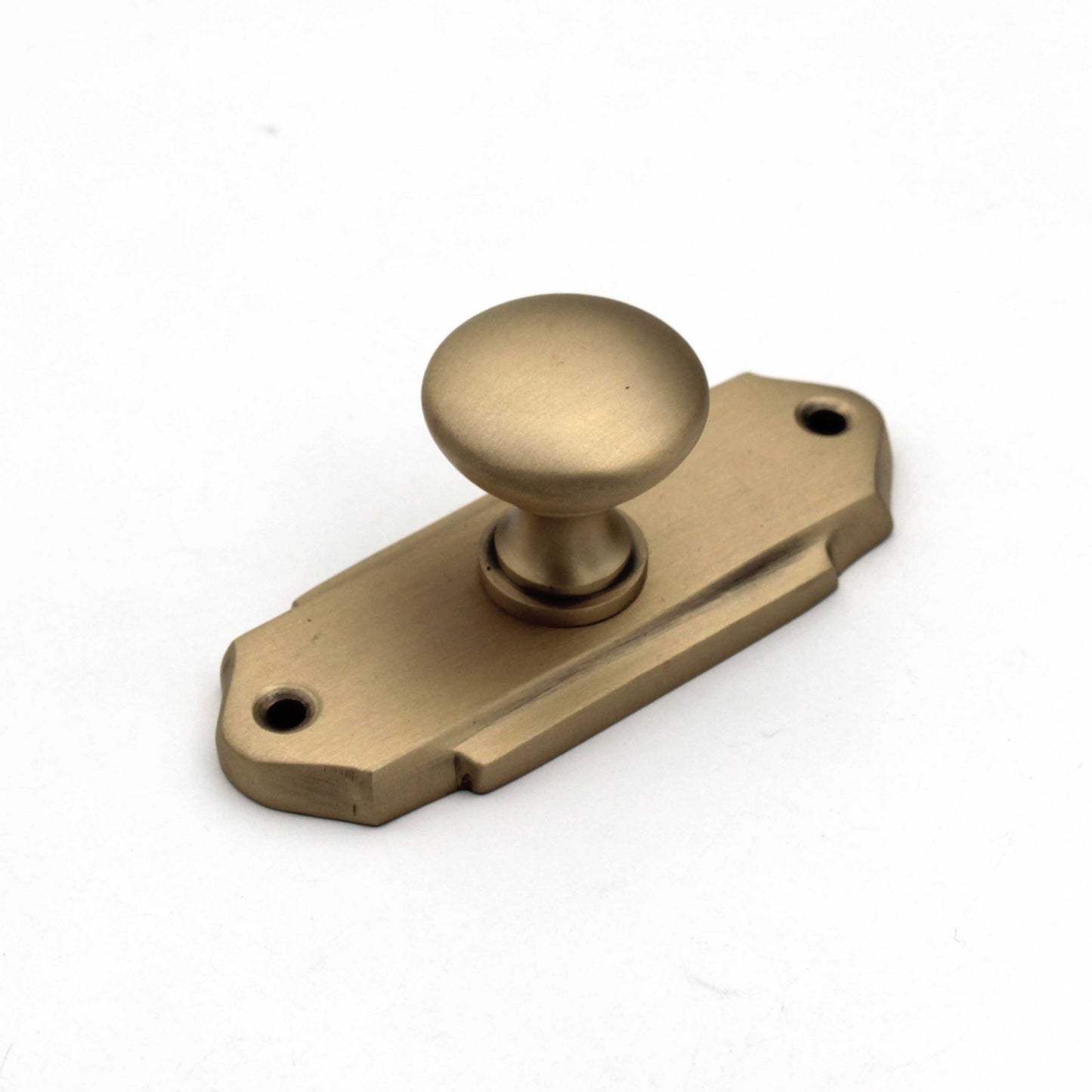 ABVIN Pure Brass Plate Knobs Handles, Furniture Pulls Cabinets Cupboards Drawers knob (1 pcs)