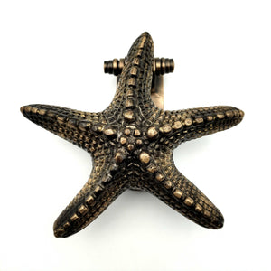 Star Fish Brass Front Door Knocker - 1 piece