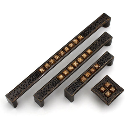 Antique Marble Handles Pulls Cabinet Drawer Dresser Furniture Knob Handle Appliance Pulls - 1 pcs