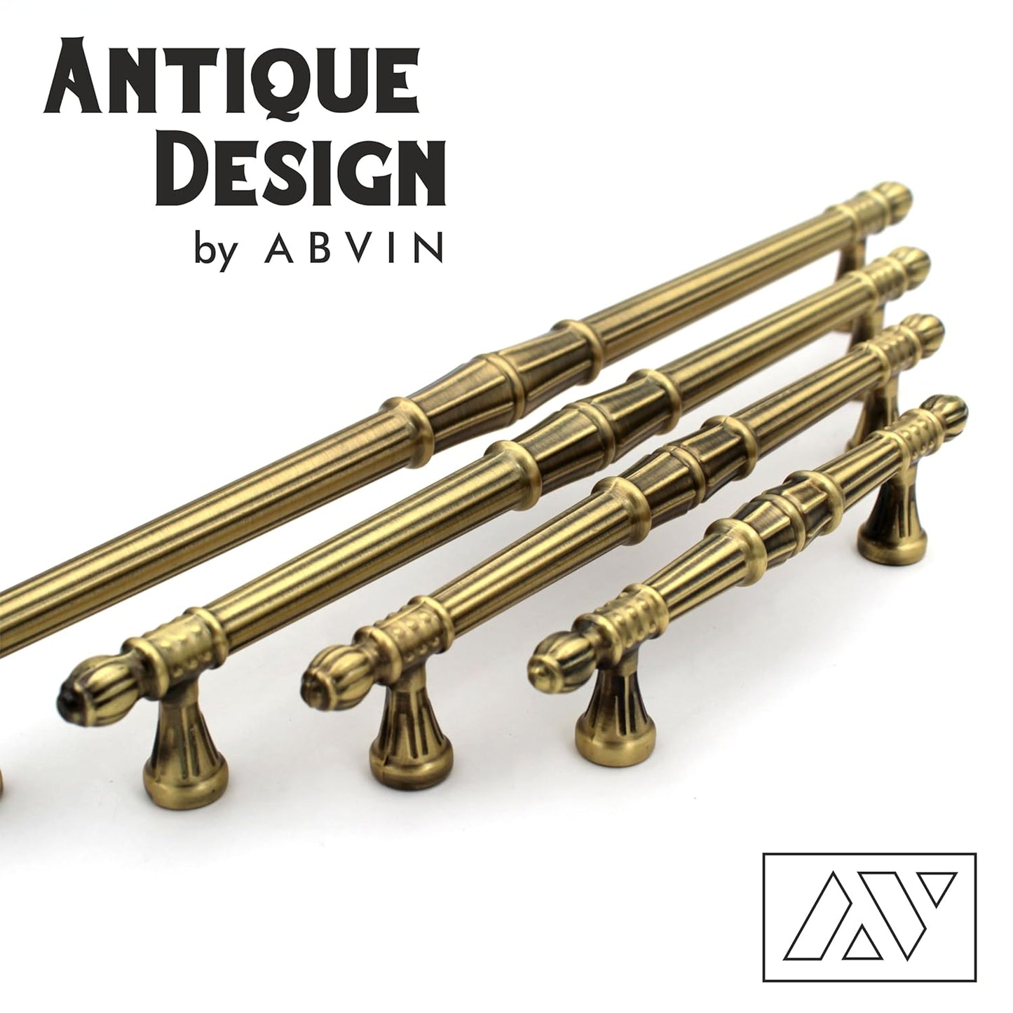 ABVIN Premium Vintage Bar Pulls Cabinet Drawer Handles Pulls Cabinet Drawer Dresser Furniture Knob Handle Pulls - 1 pcs