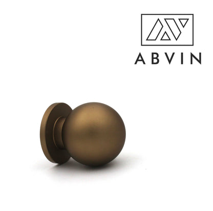 ABVIN Round Door Knob – Antique Bronze Finish