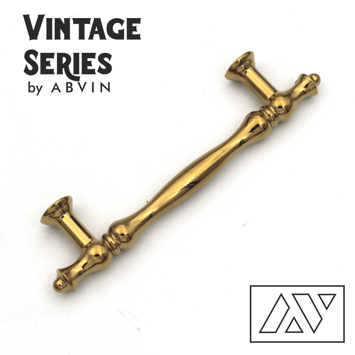 Classical Elegant PVD Gold Handles Pulls Cabinet Drawer Dresser Furniture Knob Handle Pulls - 1 piece