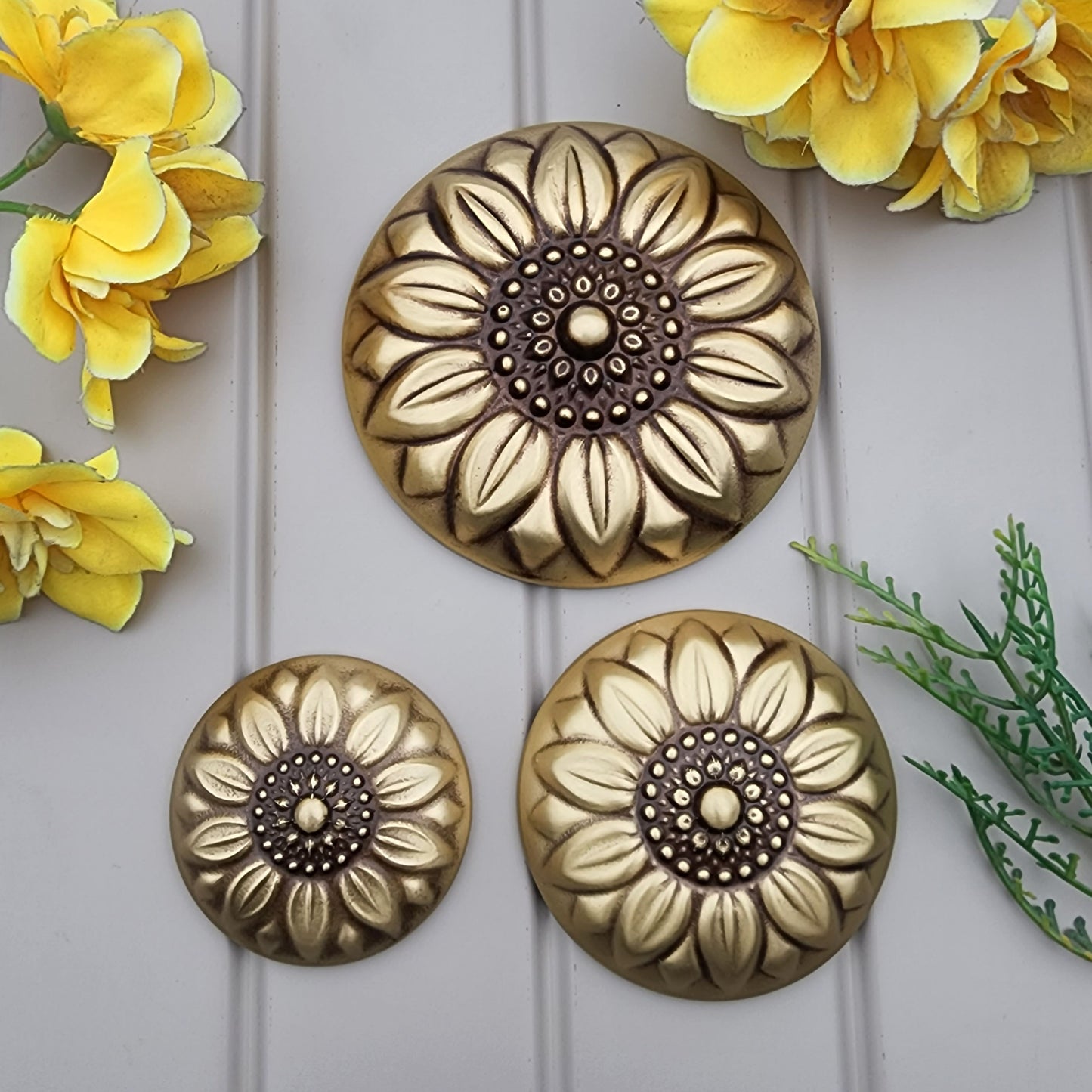Flower Brass Dome Main Door  – 100% Handmade Solid Brass