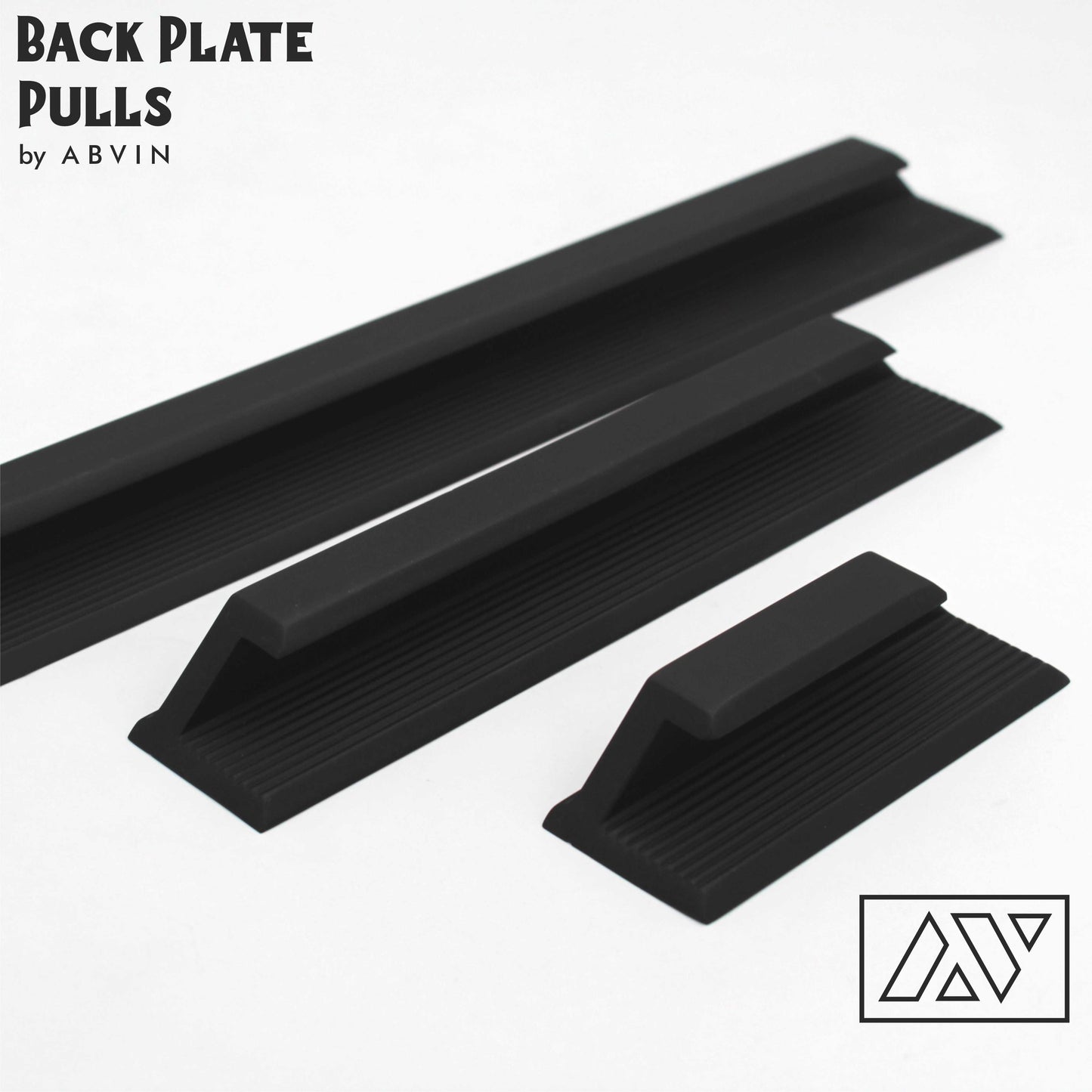 Modern Matt Black Cabinet Pull Bar Handles: Minimalist Door & Drawer Hardware