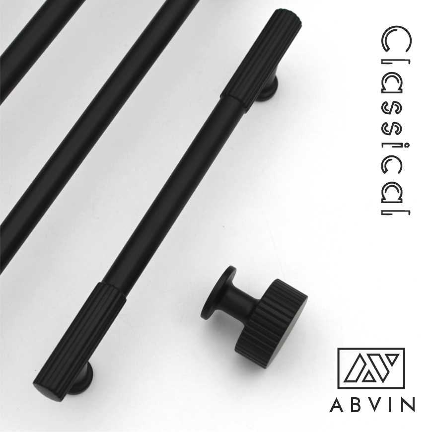 Black Finish Cabinet Pull Handle – Antique Finish | Modern Bar Handle for Kitchen, Drawer & Wardrobe (1 Pc)