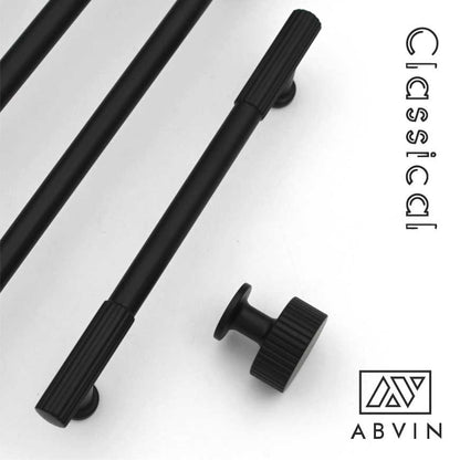 Black Finish Cabinet Pull Handle – Antique Finish | Modern Bar Handle for Kitchen, Drawer & Wardrobe (1 Pc)