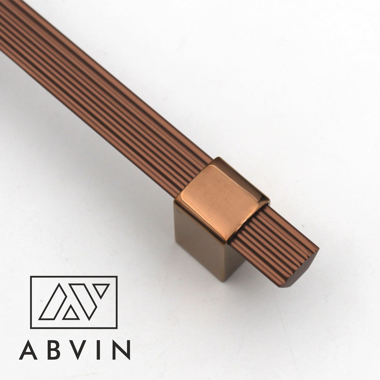 odern Lining Copper Finish Cabinet Handle - Sold Individually