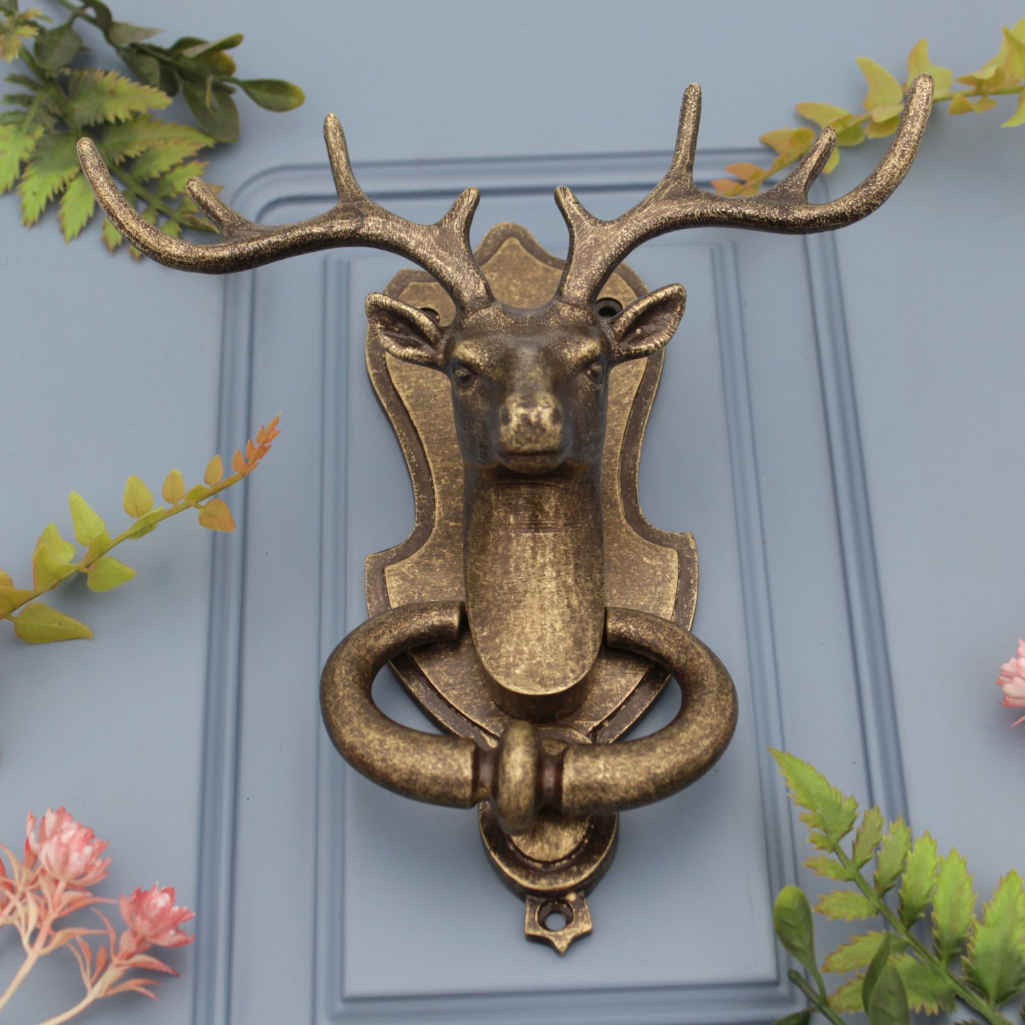 STAG Brass Front Door Knocker - 1 piece