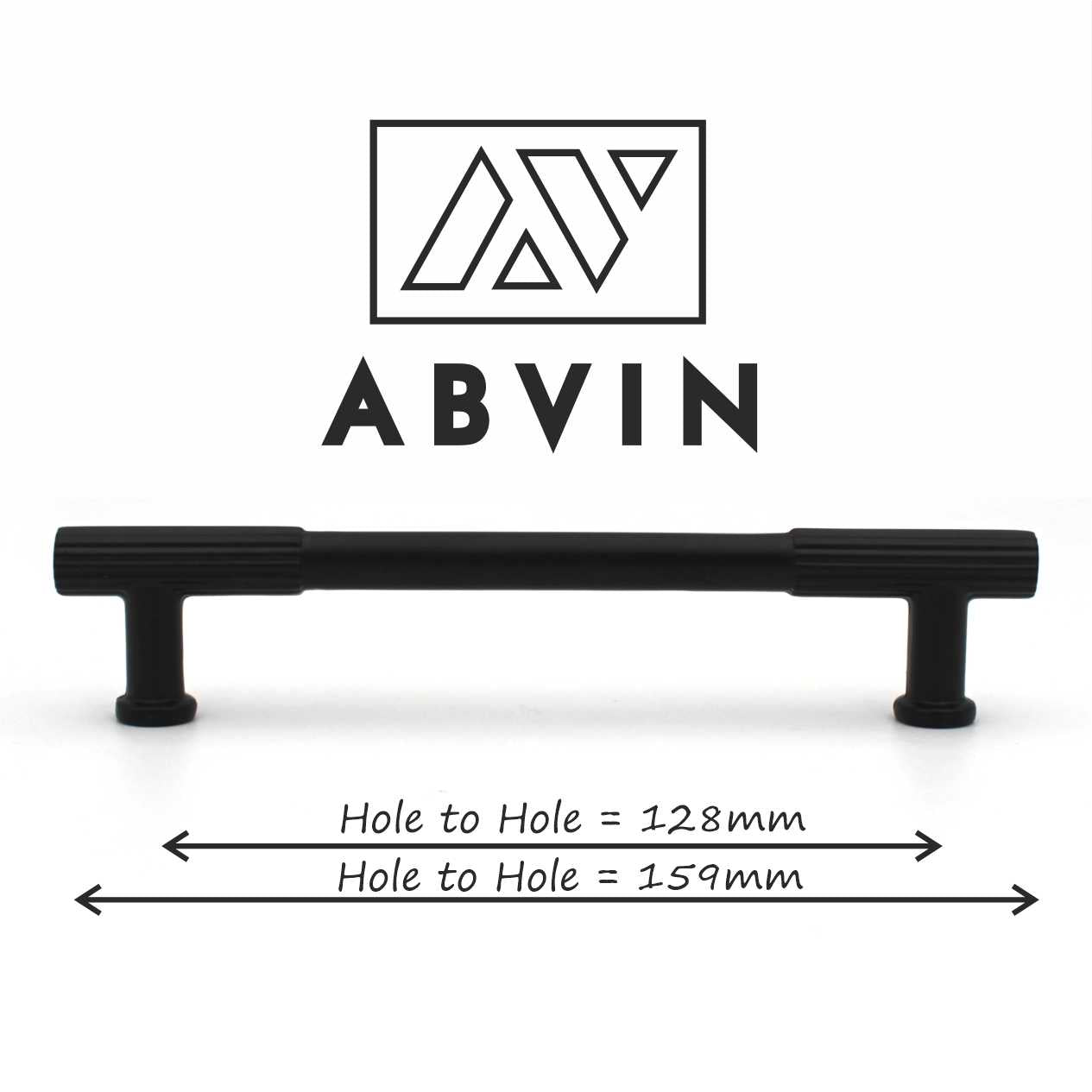 Black Finish Cabinet Pull Handle – Antique Finish | Modern Bar Handle for Kitchen, Drawer & Wardrobe (1 Pc)