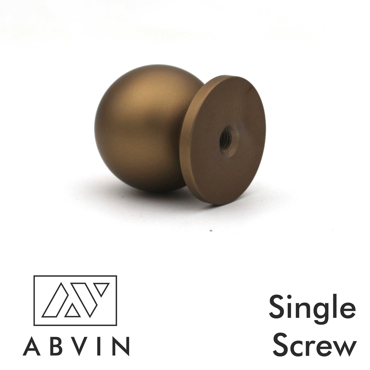 ABVIN Round Door Knob – Antique Bronze Finish