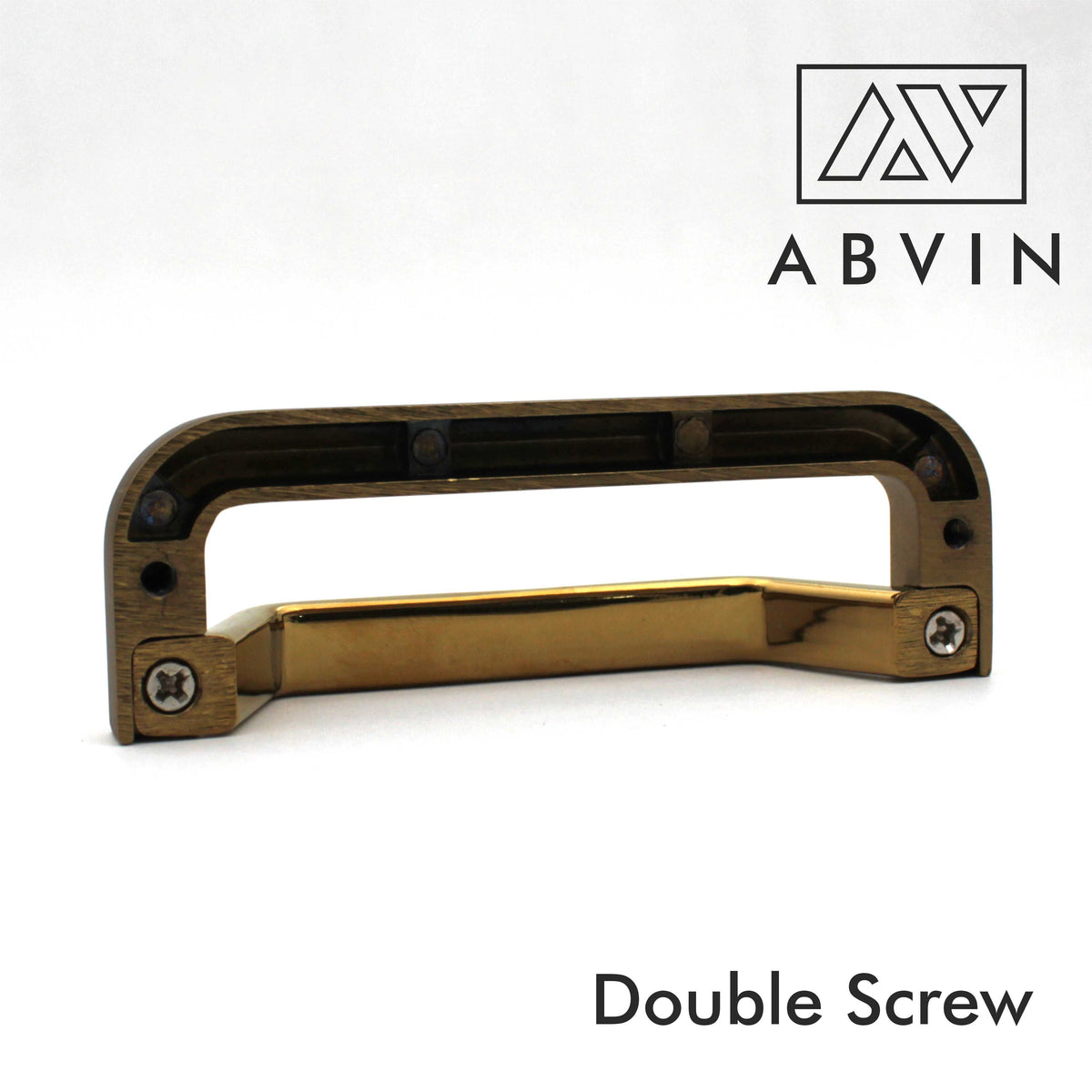ABVIN Linning Antique Gold Modern Cup Pulls Cabinet Handles for Hardware Cabinets, Cupboards and Drawers - 1 pcs