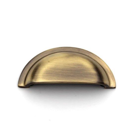 ABVIN Antique Classical Cup Pulls Cabinet Handles for Hardware Cabinets, Cupboards and Drawers - 1 pcs