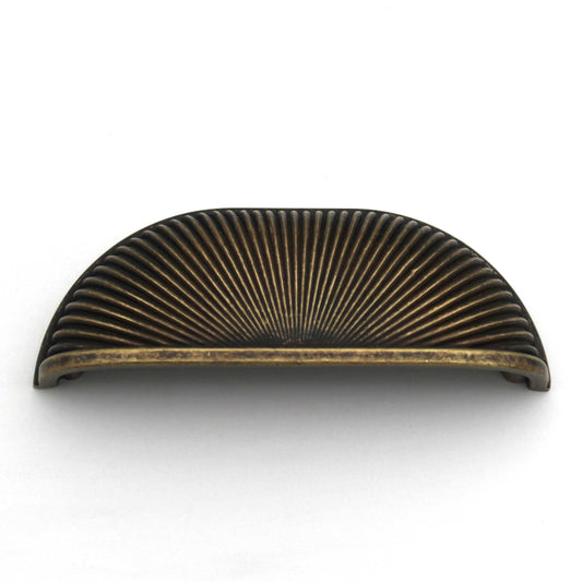 ABVIN Rustic Antique Classical Cup Pulls Cabinet Handles for Hardware Cabinets, Cupboards and Drawers - 1 pcs