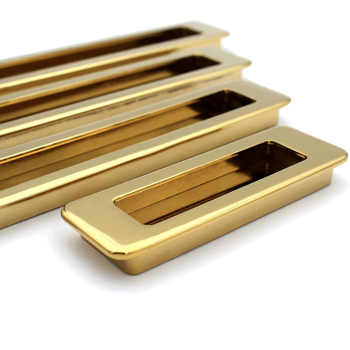 Pvd Gold Concealed Sliding Door Handle and Concealed Door Slide Handle , Door Handle and Concealed Door Pull Handle, Drawer Handles , Handles for Sliding wardrobes ( 1 Pcs )