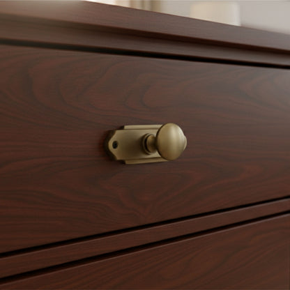 ABVIN Pure Brass Plate Knobs Handles, Furniture Pulls Cabinets Cupboards Drawers knob (1 pcs)