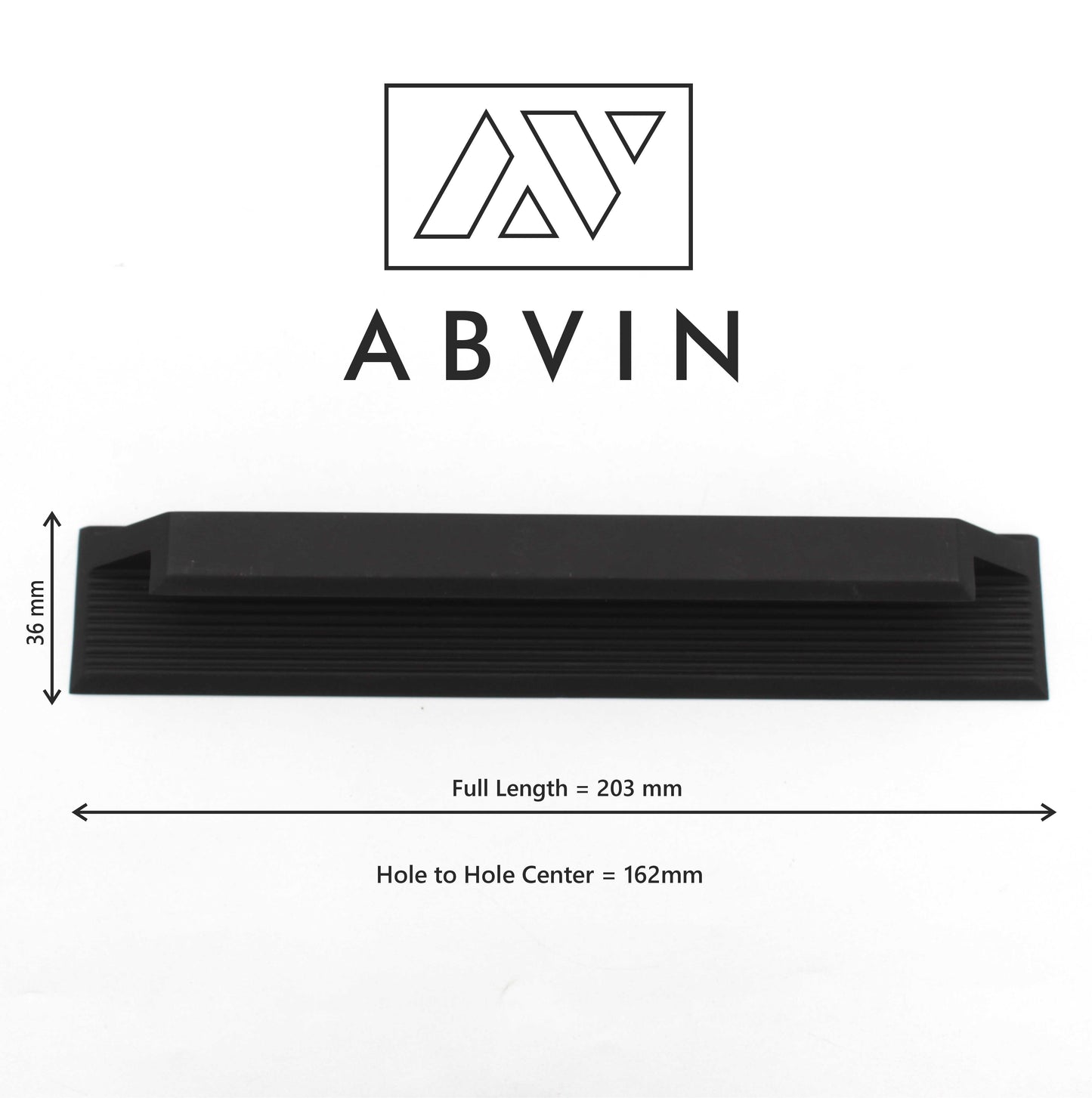 Modern Matt Black Cabinet Pull Bar Handles: Minimalist Door & Drawer Hardware