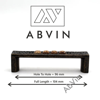 Antique Marble Handles Pulls Cabinet Drawer Dresser Furniture Knob Handle Appliance Pulls - 1 pcs